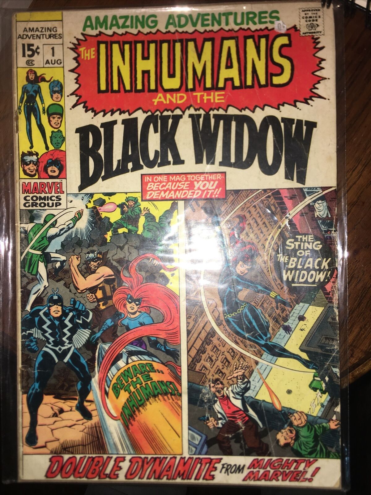 Amazing Adventures #1 1st Solo Black Widow And Inhumans Appearance Marvel Comics