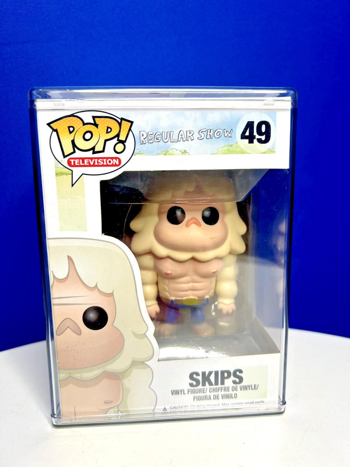 FUNKO POP REGULAR SHOW #49 SKIPS Rare VAULTED ACRYLIC CASE INCLUDED