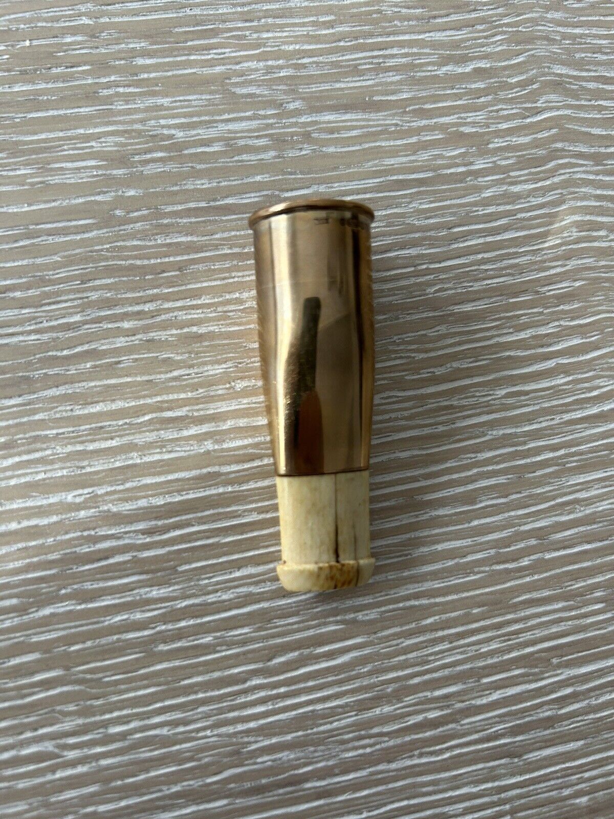 Antique 9k 0.375 Gold Cigar Holder 