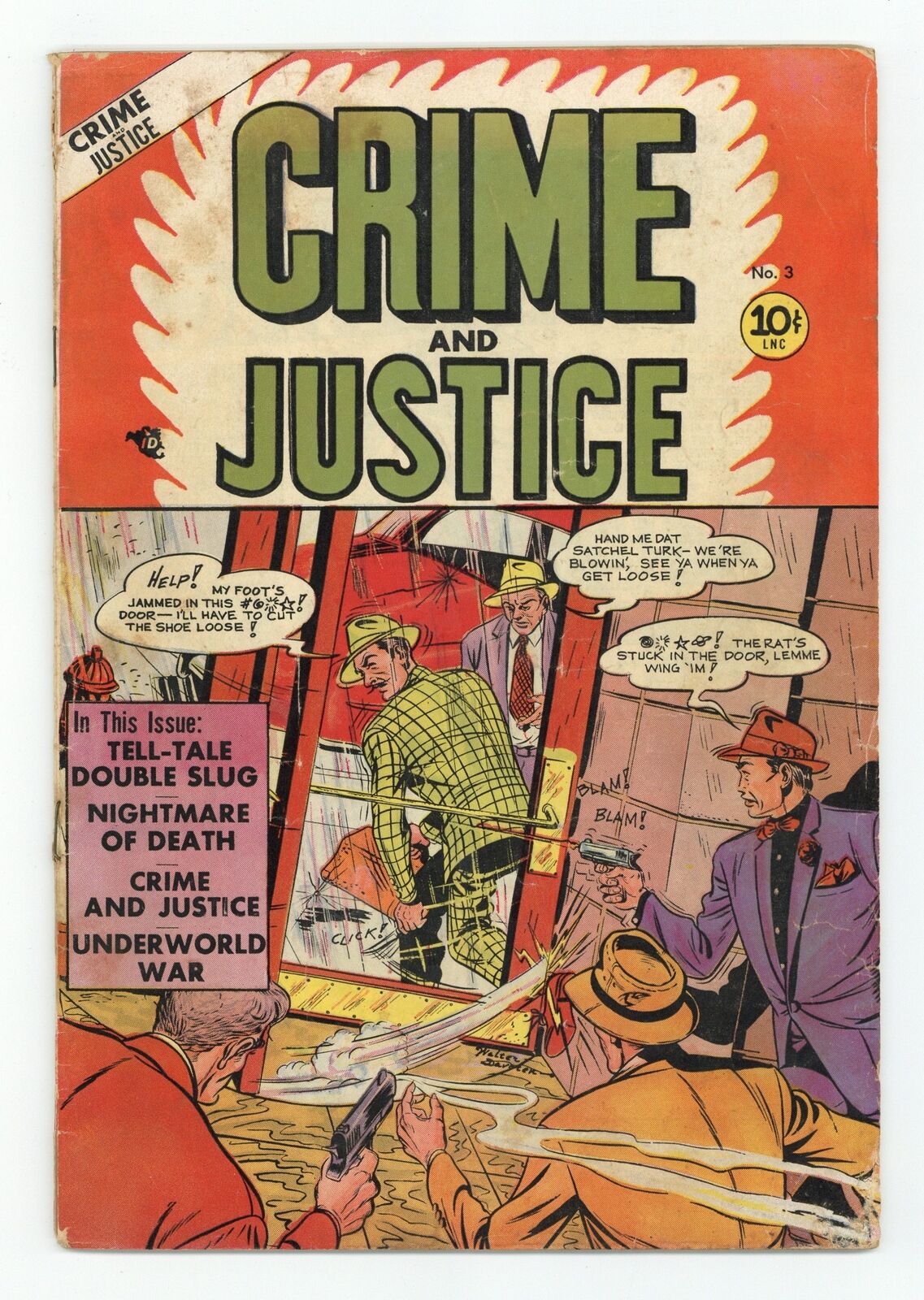 Crime and Justice #3 GD+ 2.5 1951
