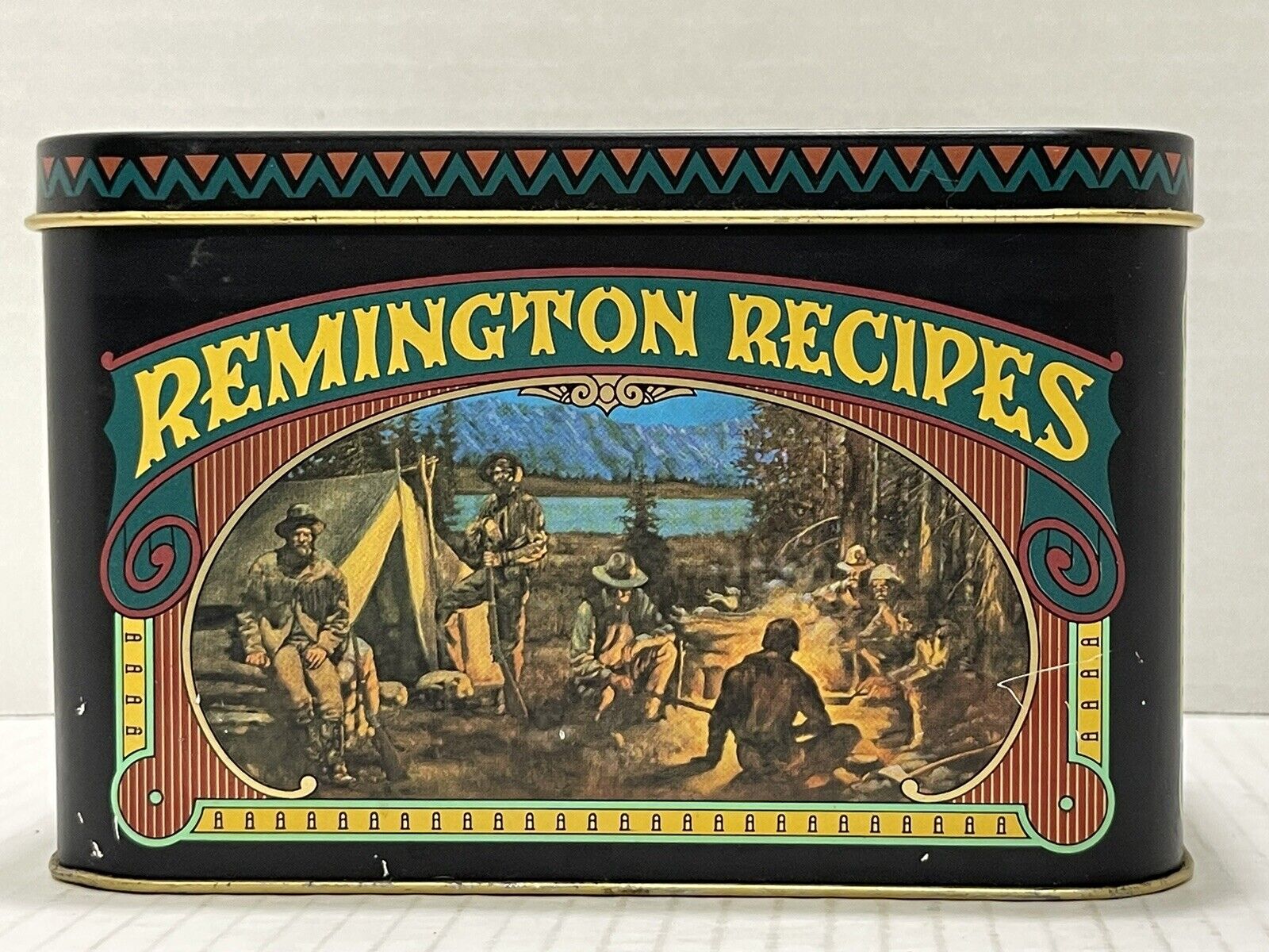 Vintage Vtg Remington Collector Tin Only