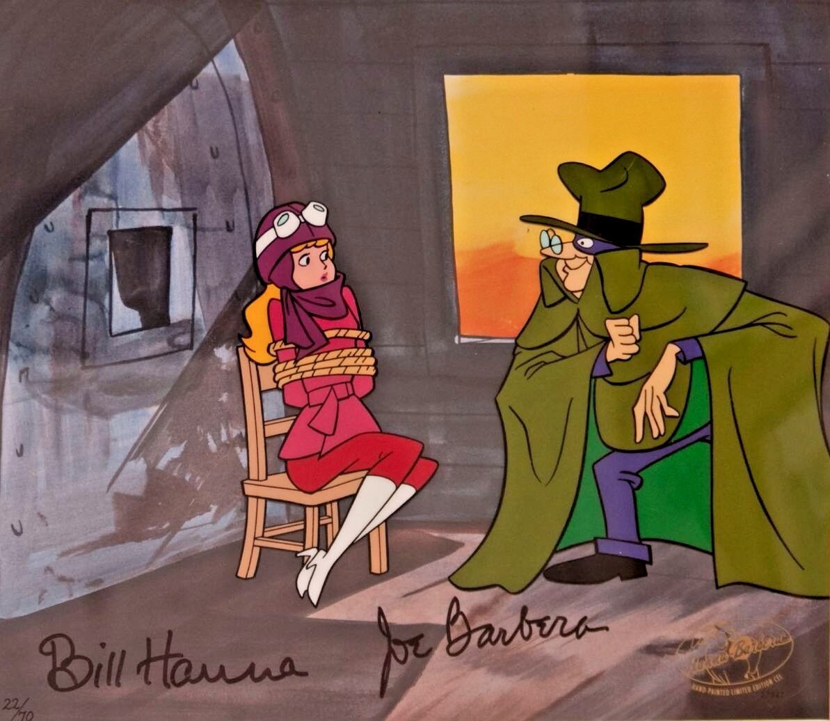 Hanna Barbera Cel Signed Perils Of Penelope Pitstop Rare Super 70's Animation