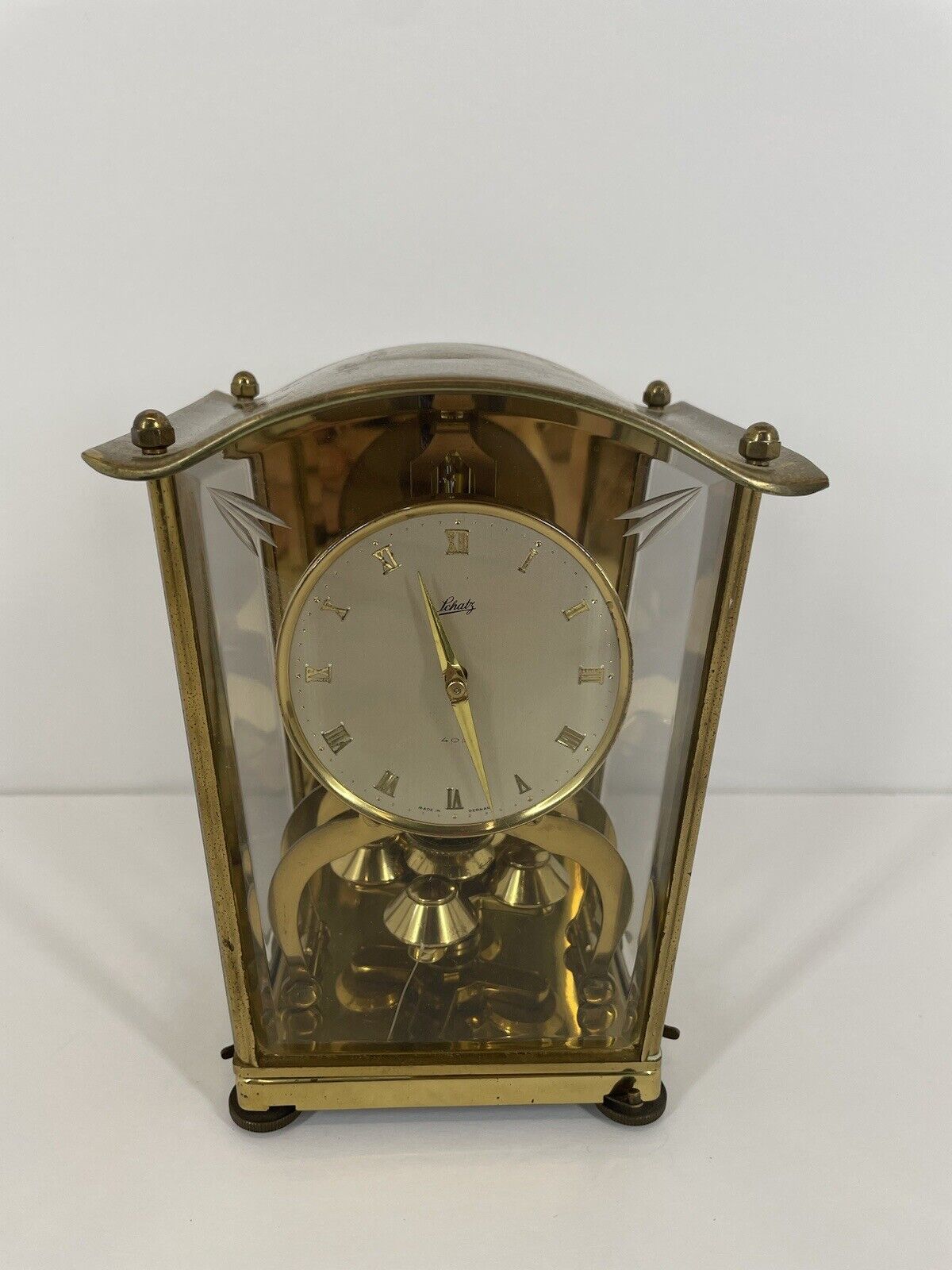 Vintage Schatz #53 German 400 Day Anniversary Clock NO KEY Inside Is Complete