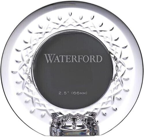 Waterford Crystal Lismore Round Frame, NIB, 40035008