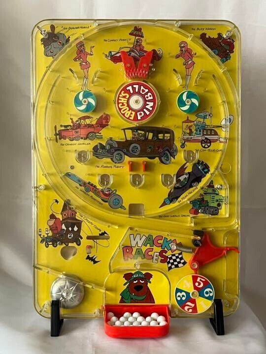 Wacky Races Pinball game Pachinko machine Rare Vintage epoch from japan