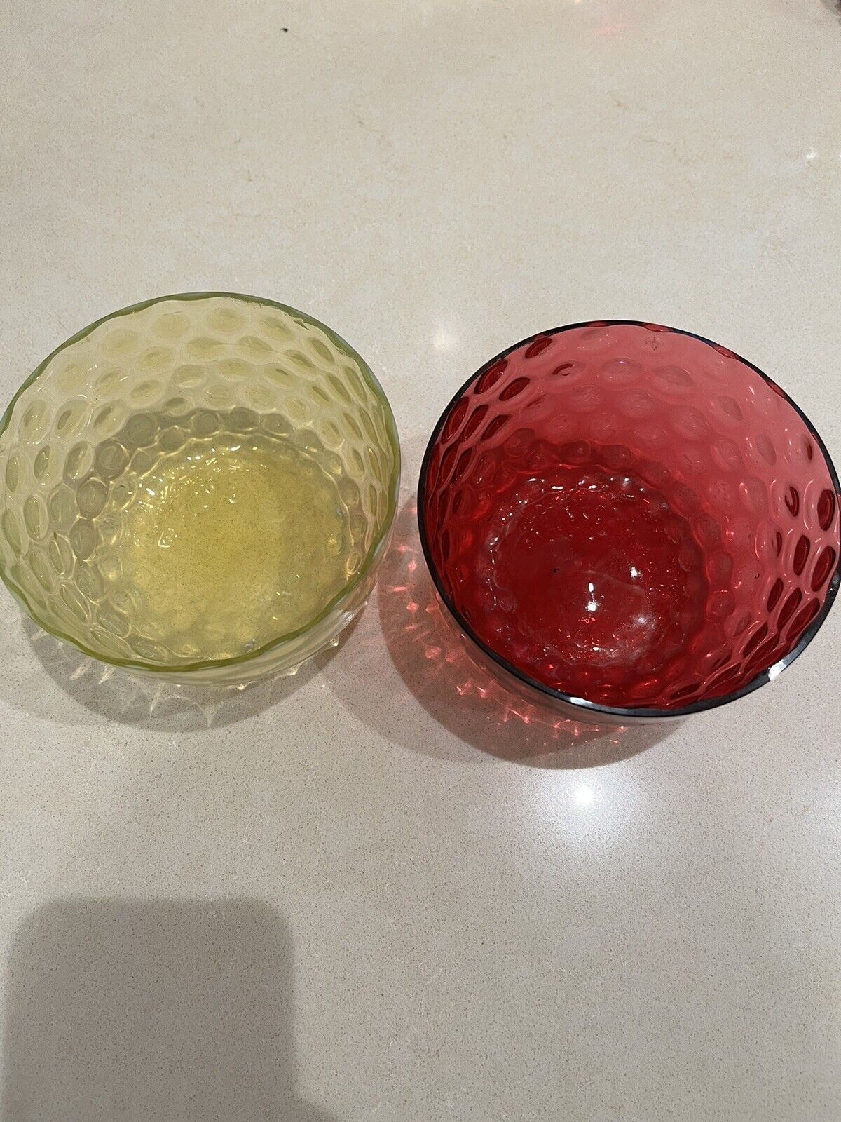 Vintage Bubble Glass Bowls (2)