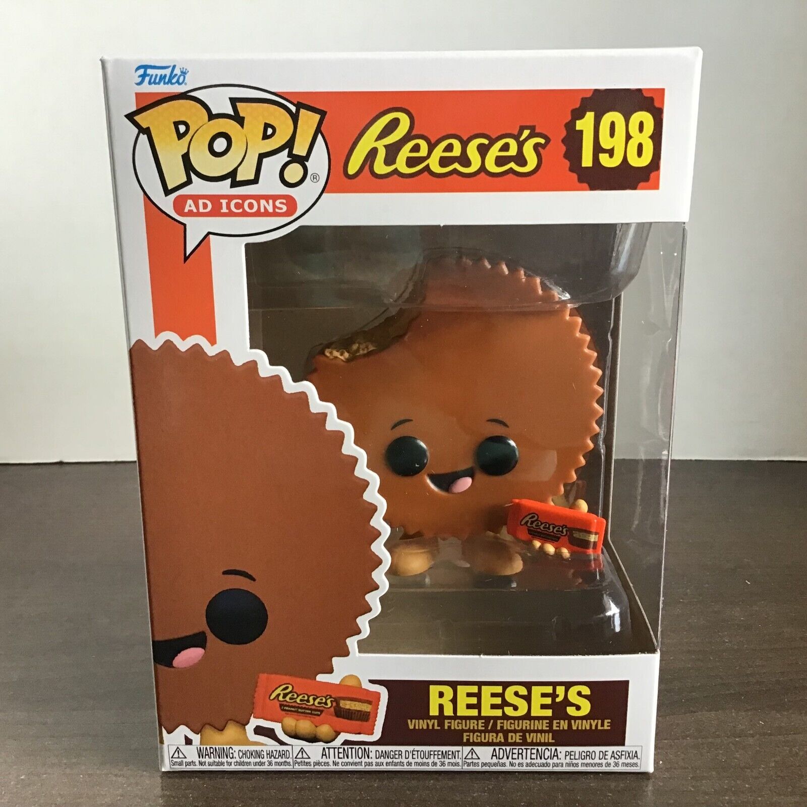 Funko Pop Ad Icons Reese's Peanut Butter Cup Foodies Pop Vinyl Figure #198