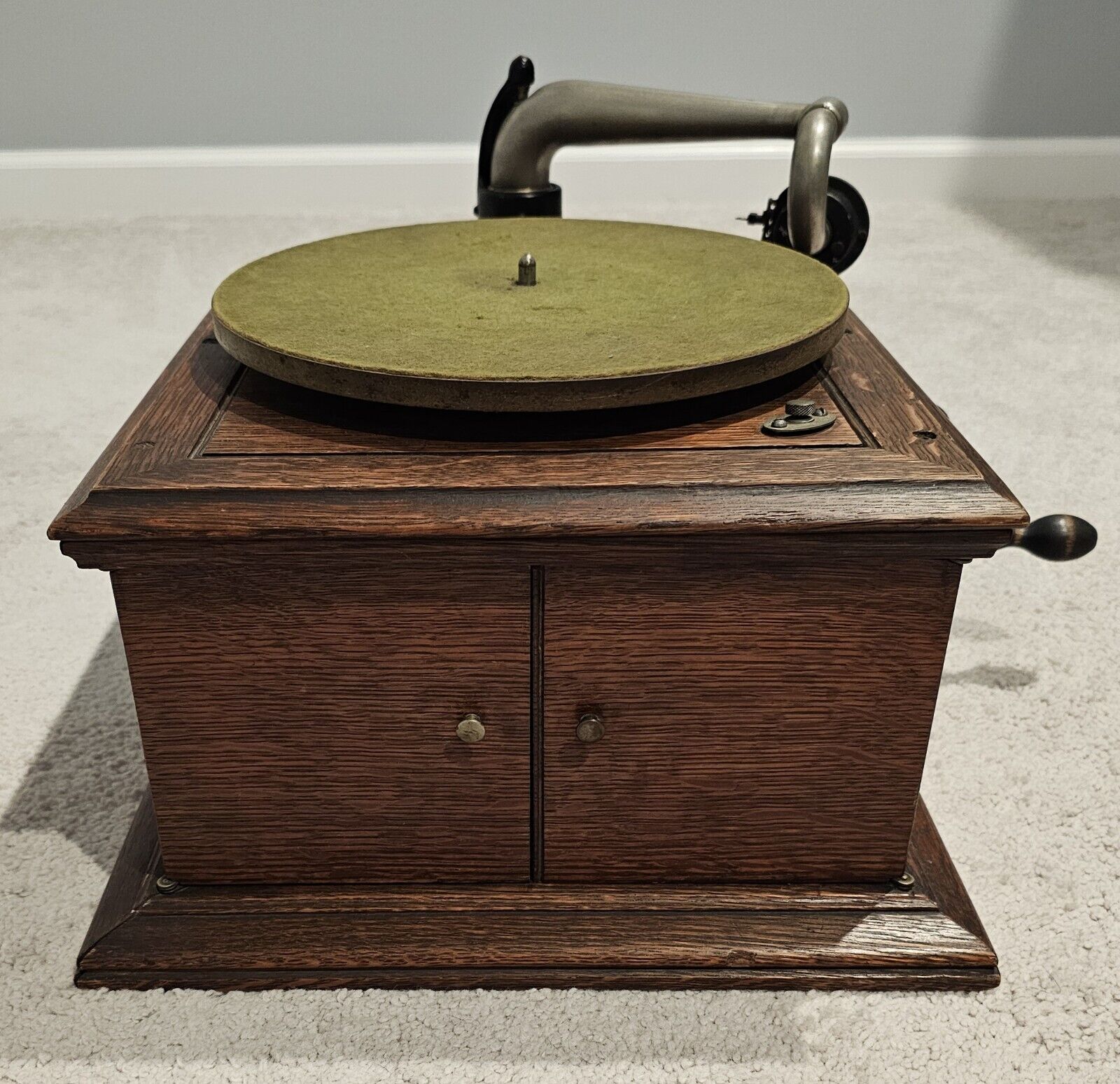 Vintage Victor Victrola Phonograph VV IV Talking Machine Record Player - Working