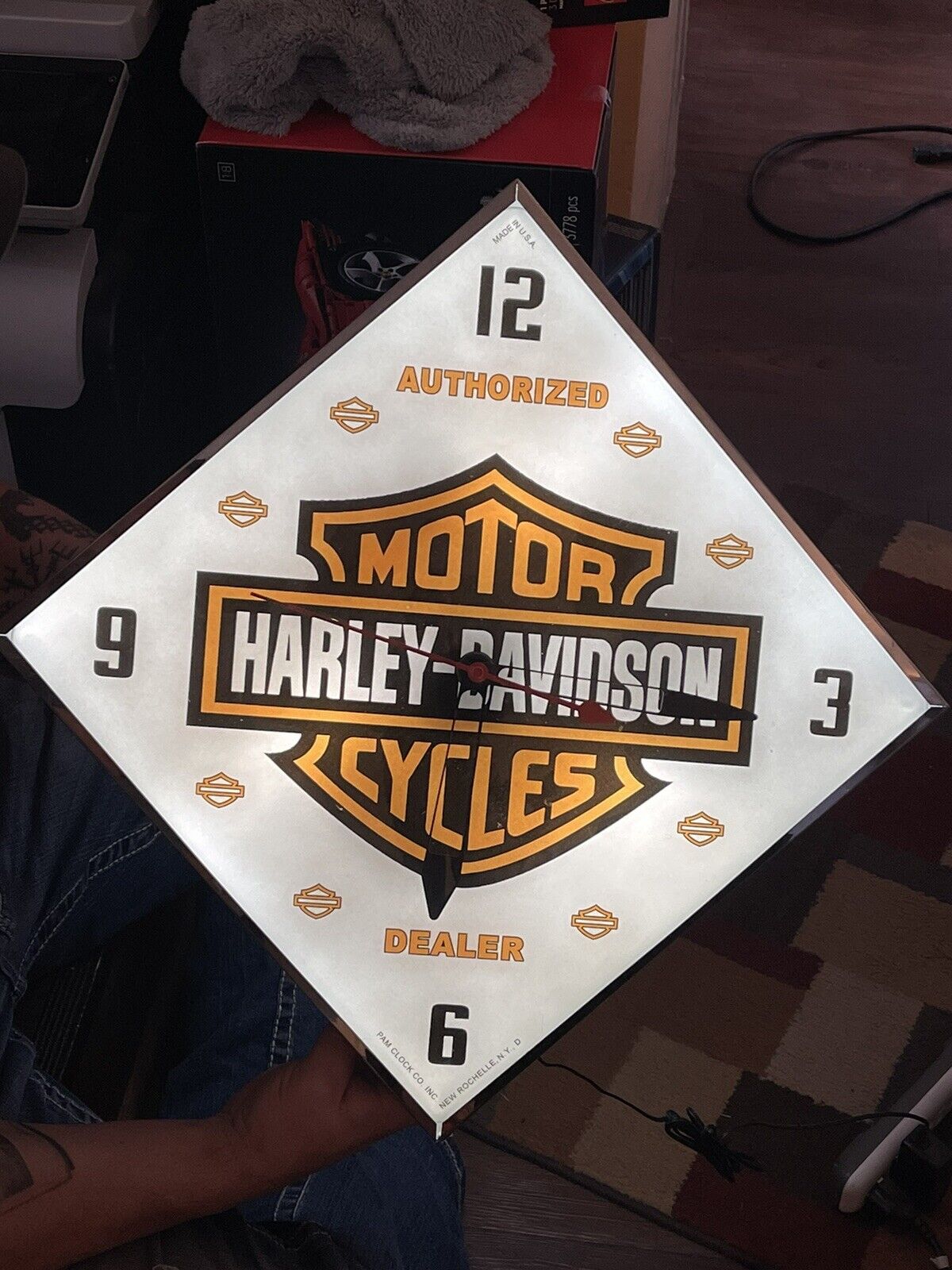 Pam Clock Harley Davidson 