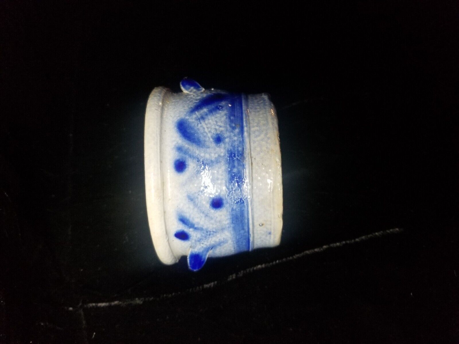 Cobalt Blue Mini Stoneware Salt Glaze 2.5\