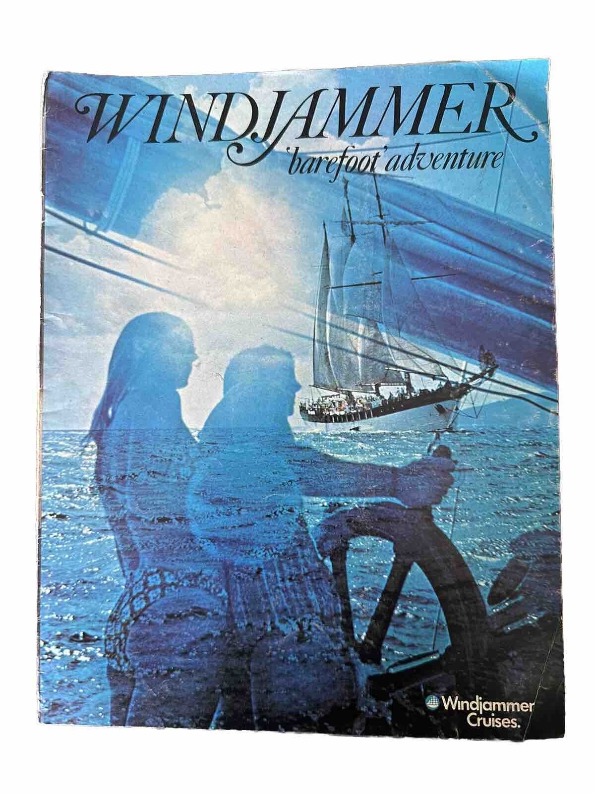 VINTAGE 1970s Windjammer Barefoot Adventure Cruises Travel Brochure Caribbean