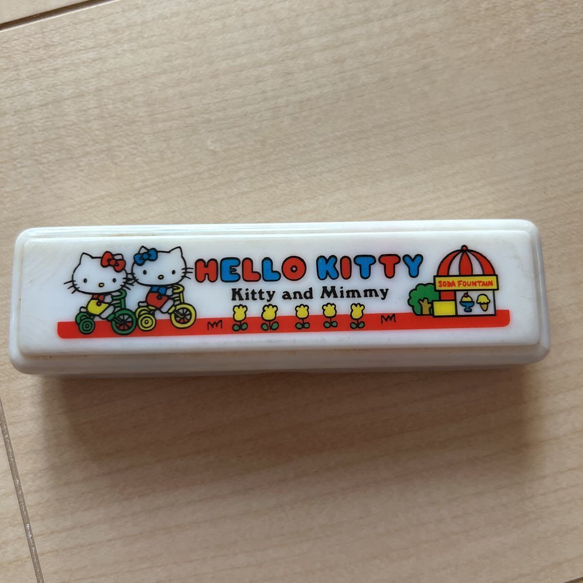Mini Pen Case Mr. Ms. Rio Pencil Case Hello Kitty HELLO kitty Showa Retro Rare