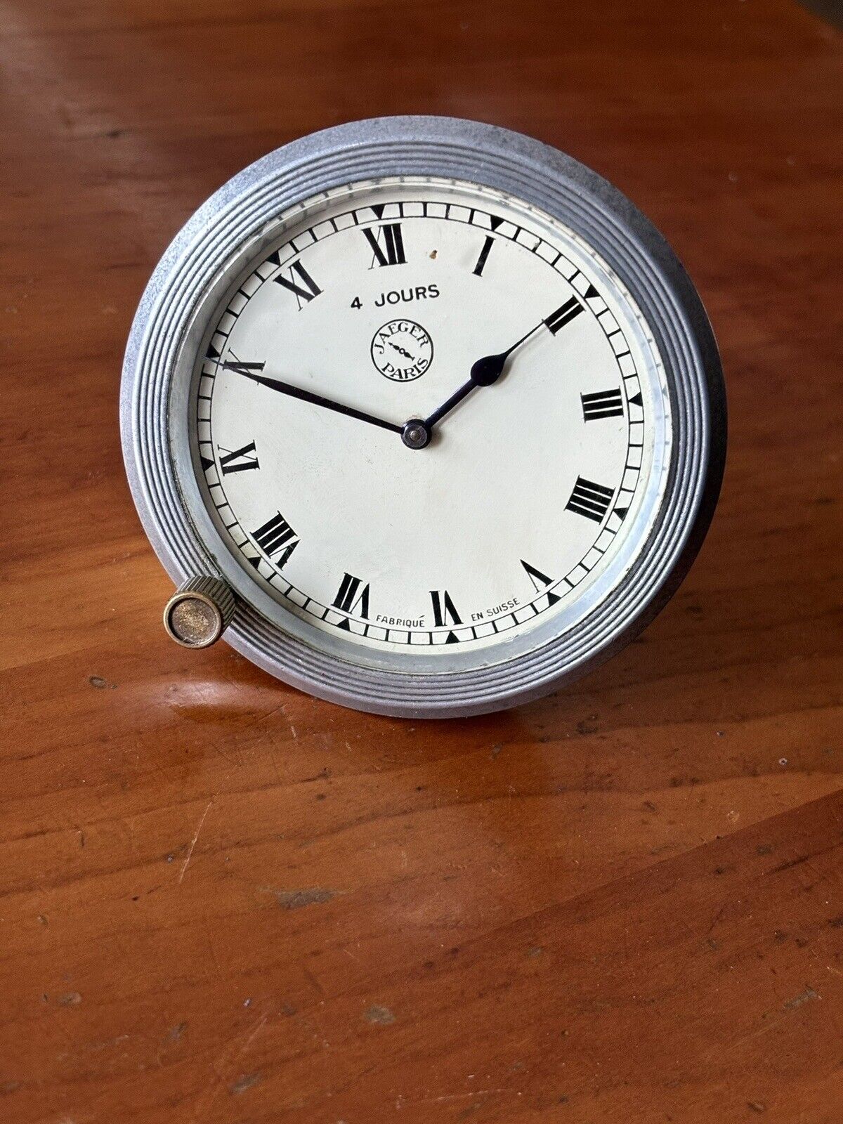 Rare  dashboard clock Jaeger Paris  Swiss Made  1925-1930 4 day works like New