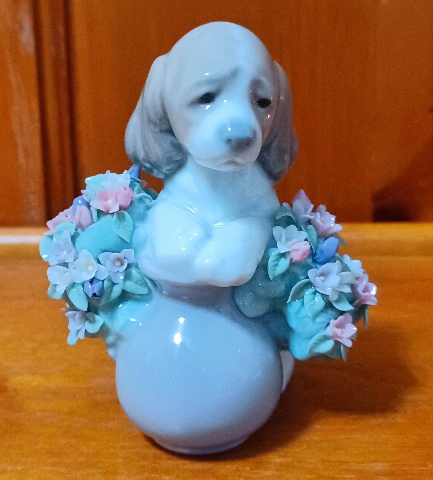 Vintage 1998 Lladro Dog Take Me Home #6574 Porcelain Figurine (NEW in Box)