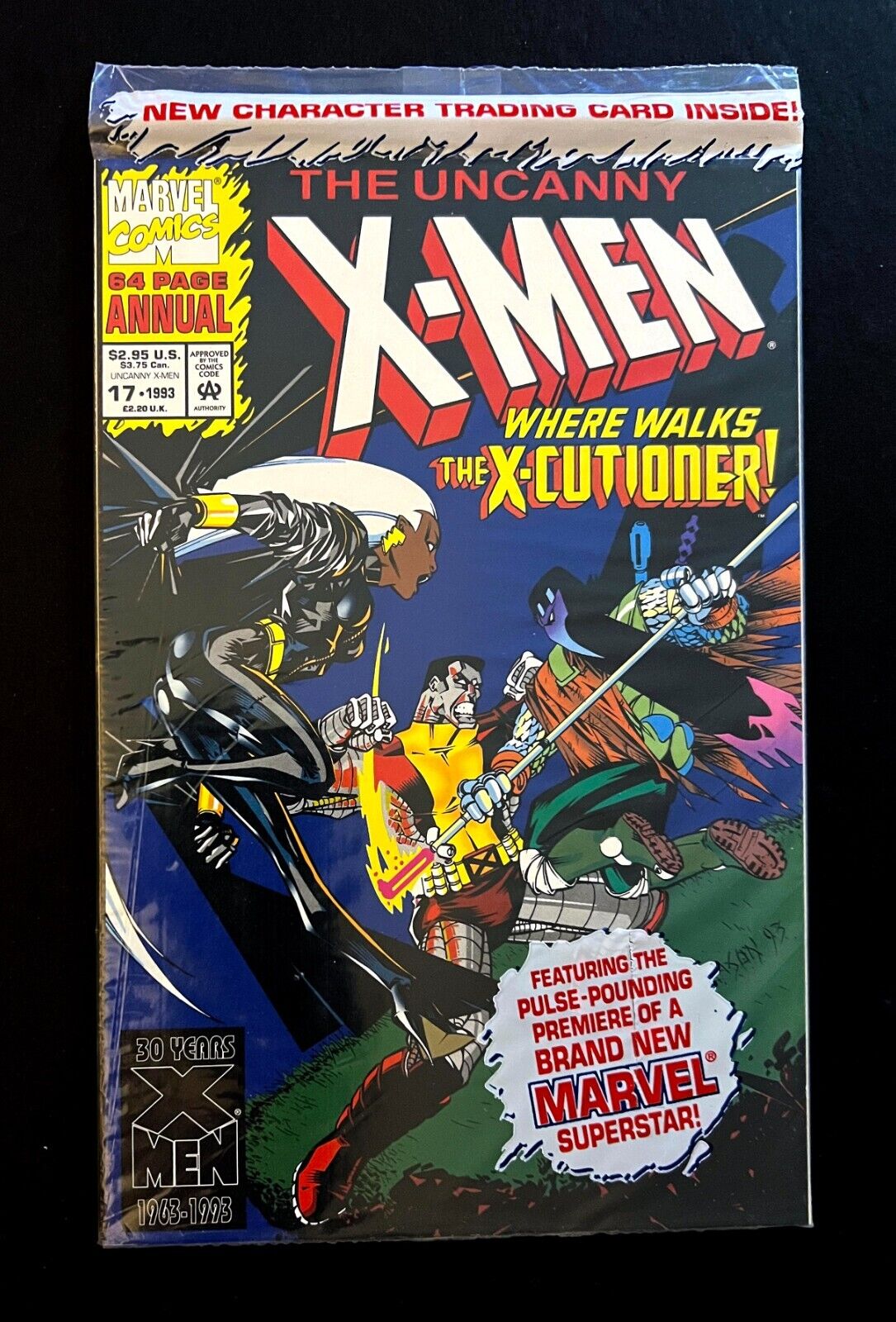 UNCANNY X-MEN ANNUAL #17 Hi-Grade 1st X-Cutioner Poly Sealed w/Card Marvel 1993