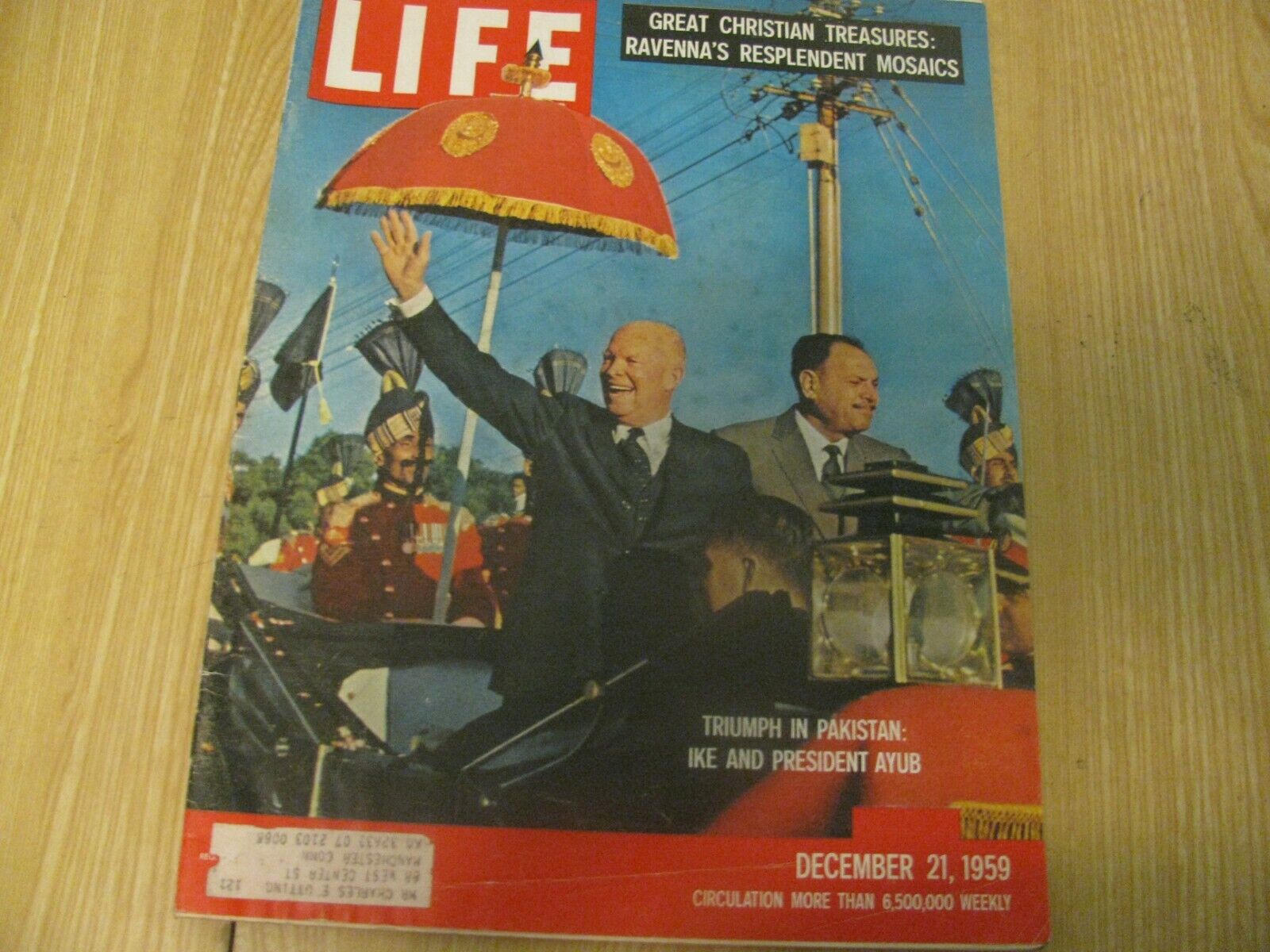 1959 LIFE MAGAZINE DECEMBER 21  IKE IN PAKISTAN  PRES AYUB  LOWEST PRICE ON EBAY