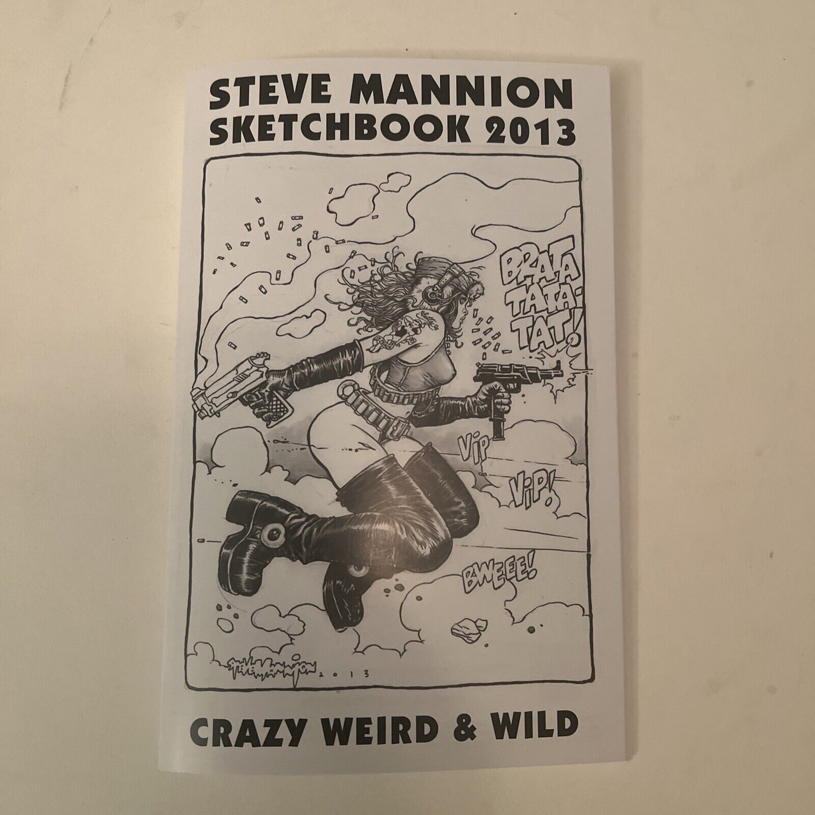 Steve Mannion Sketchbook 2013 RARE Fearless Dawn  (2013) LNM/M Asylum Press
