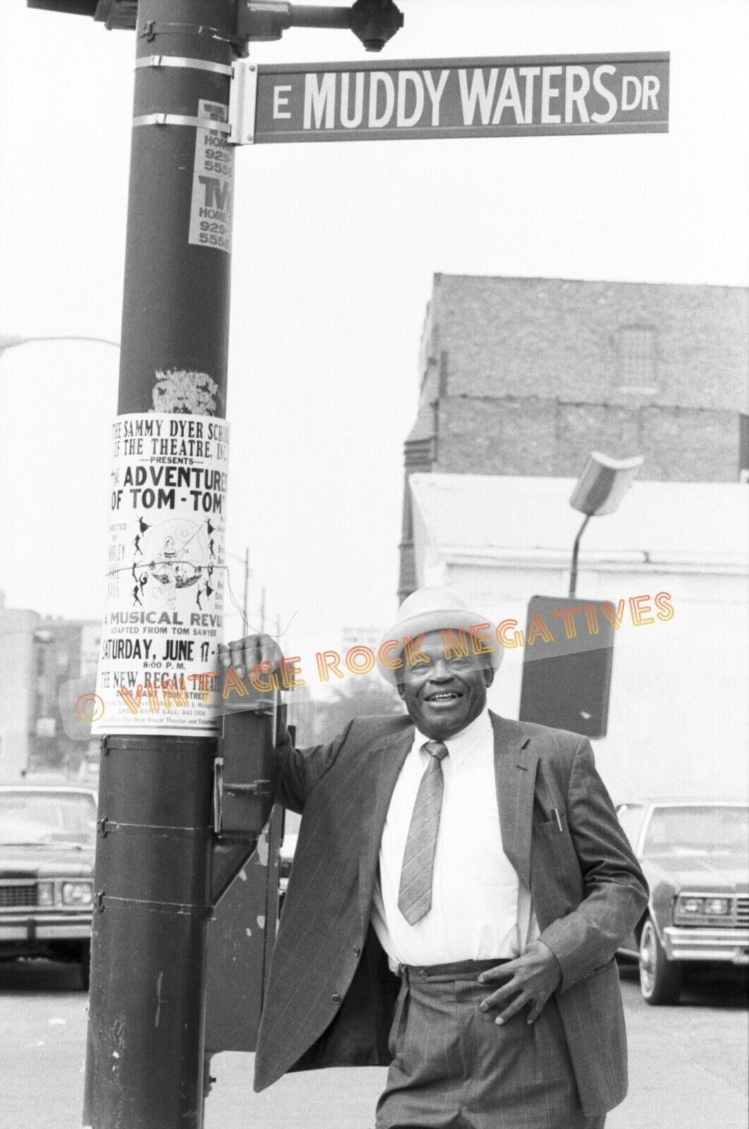 WILLIE DIXON Chicago June \'89 Muddy Waters - Fine Art Archival Print (8.5x11)