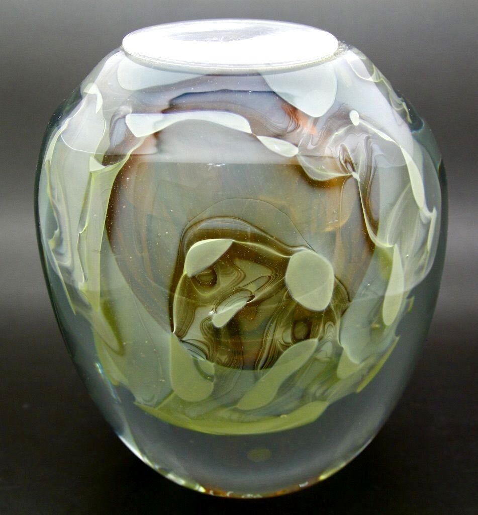 CHRIS HEILMAN 06 Paperweight Art Glass Original VASE,Approximately 5.5\
