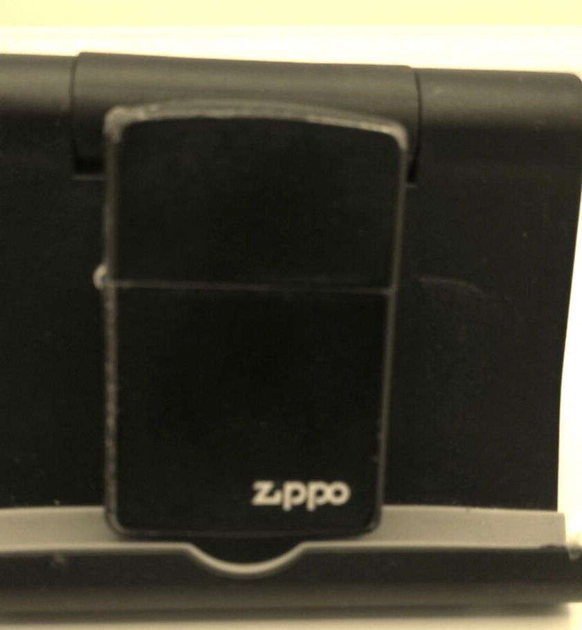 Vintage Black Zippo Lighter 1980 era