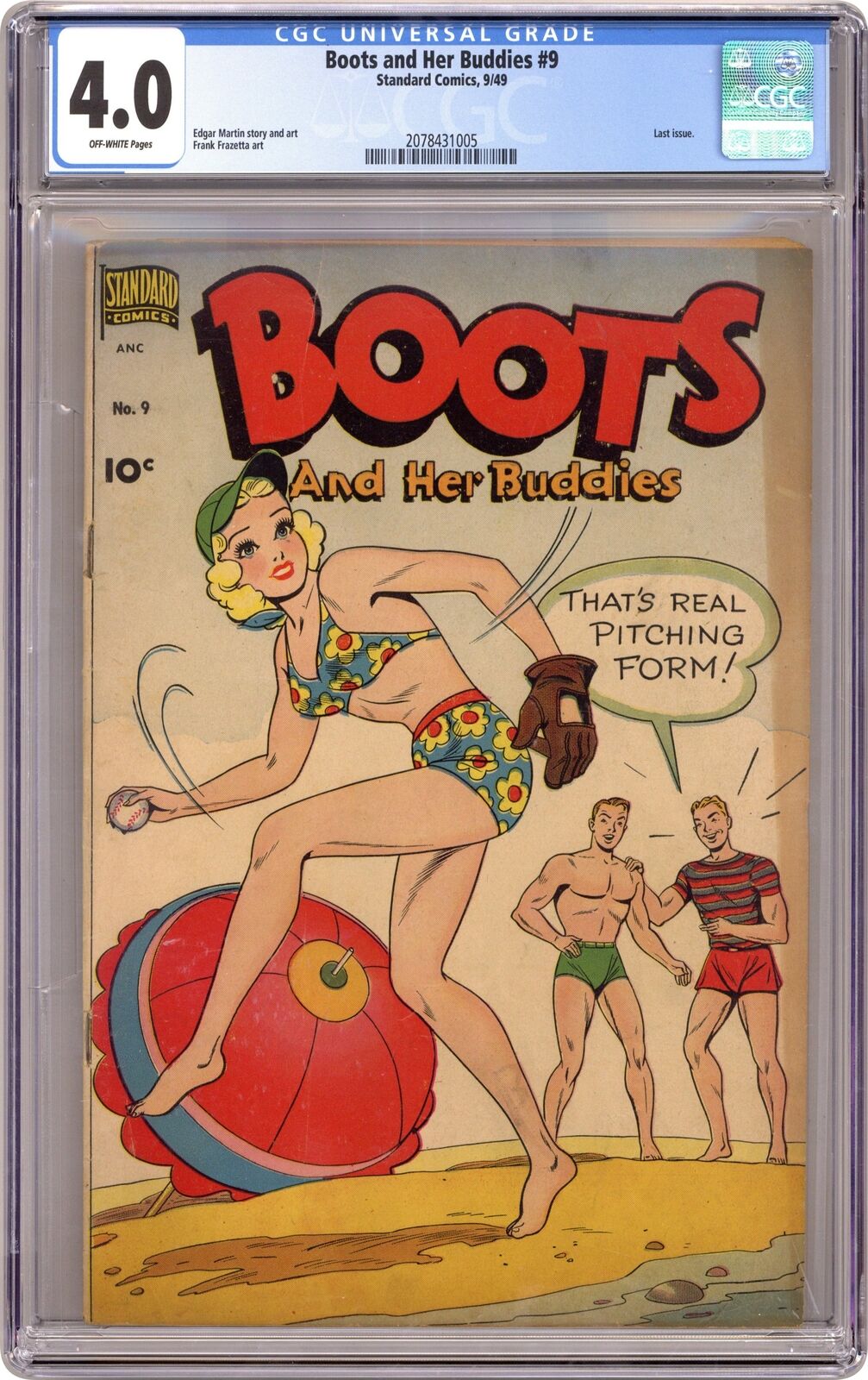 Boots and Her Buddies #9 CGC 4.0 1949 2078431005