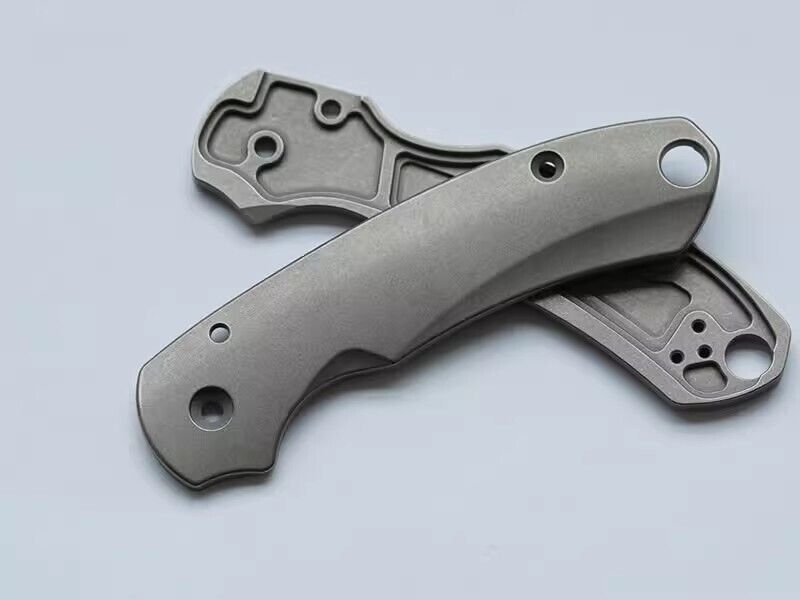 1 Pair Custom Made Titanium Alloy Handle Scales for Spyderco C223 Para3 Knives