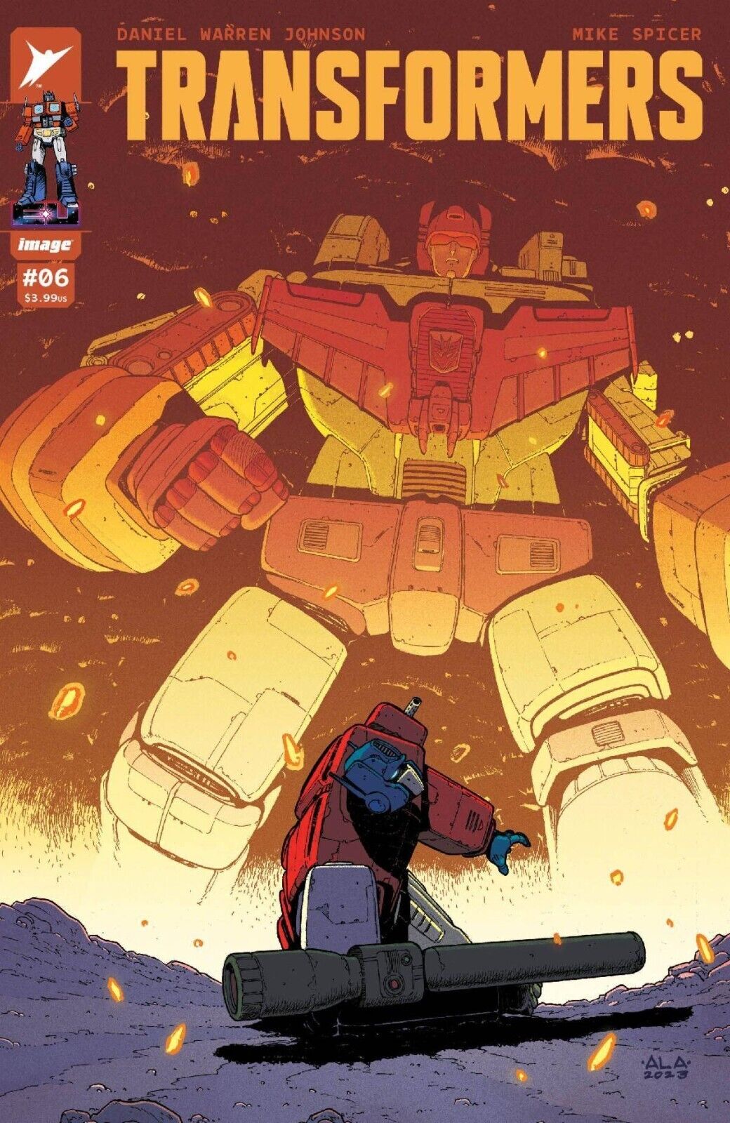 Transformers #6 Cover B Andre Lima Araujo Image Comics 2024 EB233