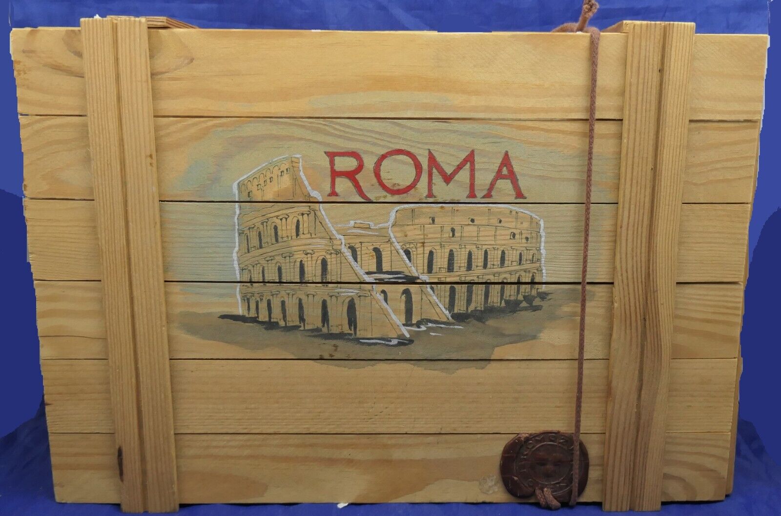 Wooden Box for the 7-Piece Roma Polonaise Kurt Adler Roman Christmas Ornaments