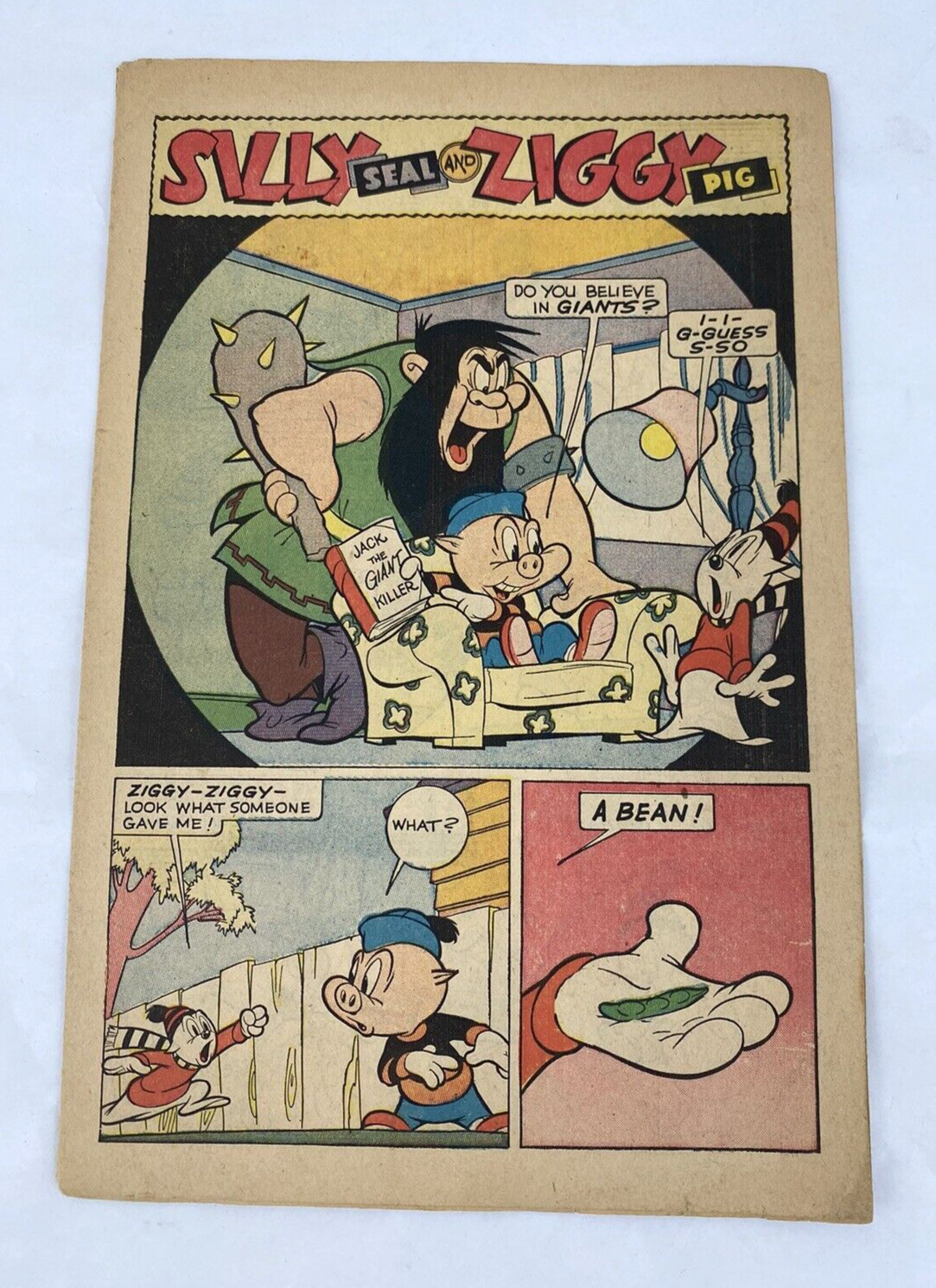 Silly Tunes #1 October 1946 Coverless Comic Book