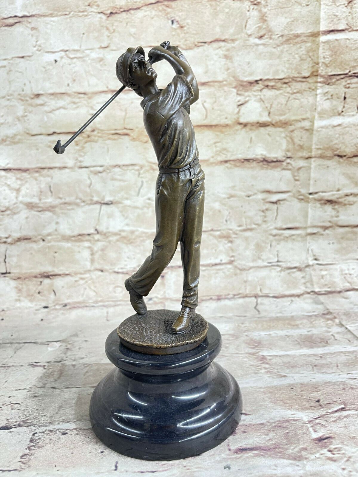 Ben Hogan Male GOLFER Sports Memorabilia Golf Club Art PGA Bronze Marble Figure
