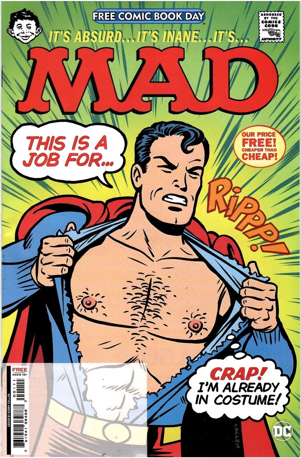 FCBD 2024 Mad Magazine (2024) | DC Comics Unstamped