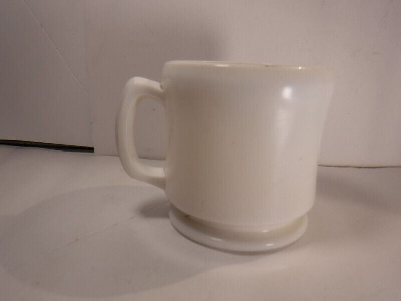 Vintage Shaving Mug 3 1/2 Inch Milk Glass