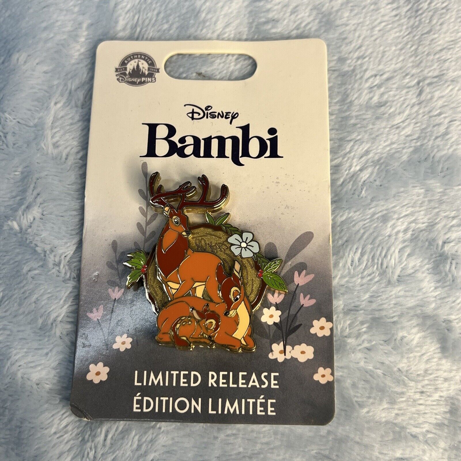 Disney Bambi And Family 80th Anniversary Limited Release Edition 2022 Pin New