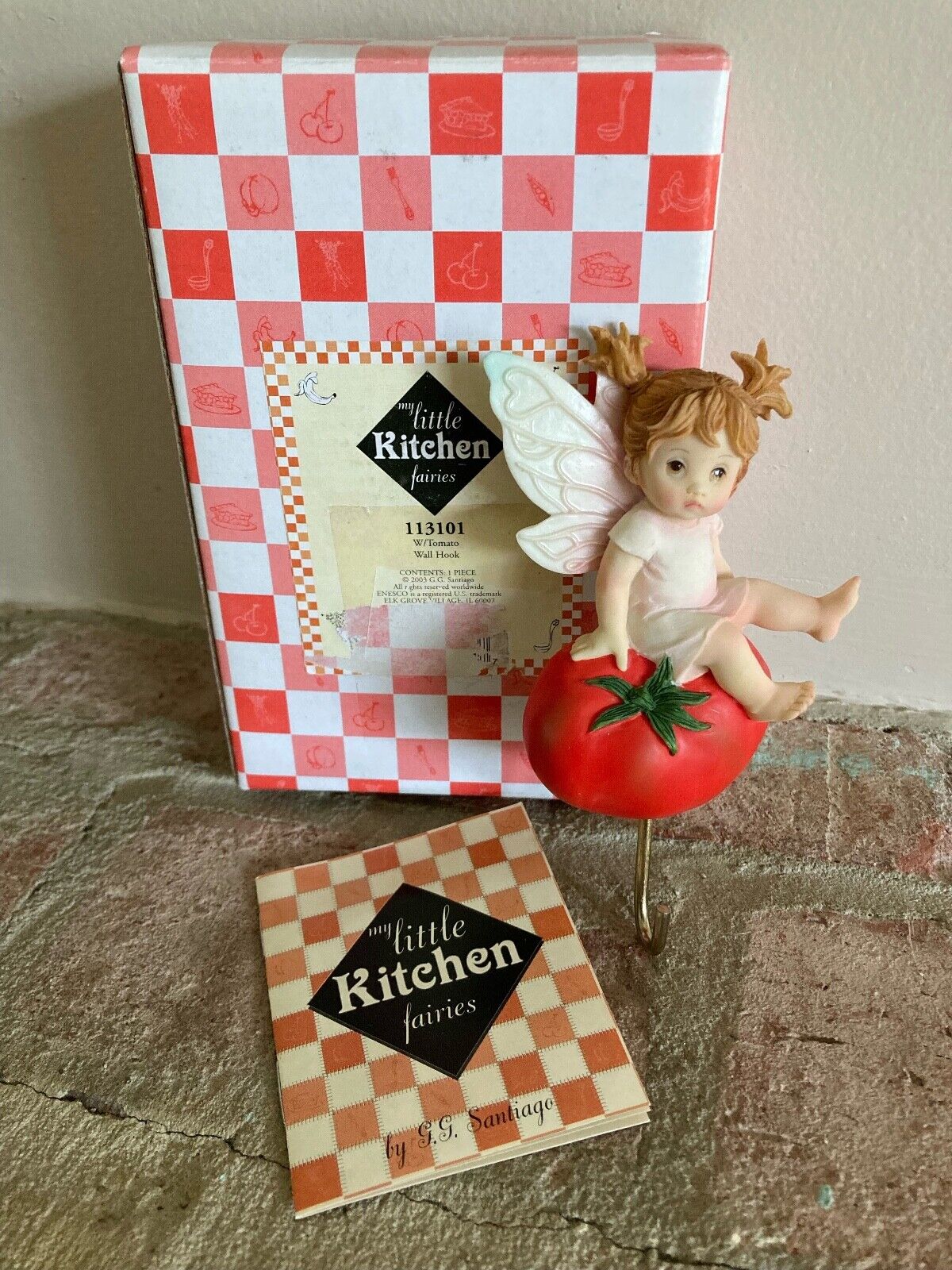 My Little Kitchen Fairies Enesco 113101 Tomato Hook New in Box from 2003