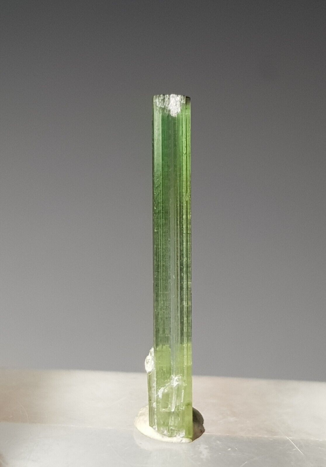 1.90Ct Beautiful Natural green color Tourmaline crystal  from Afghanistan 