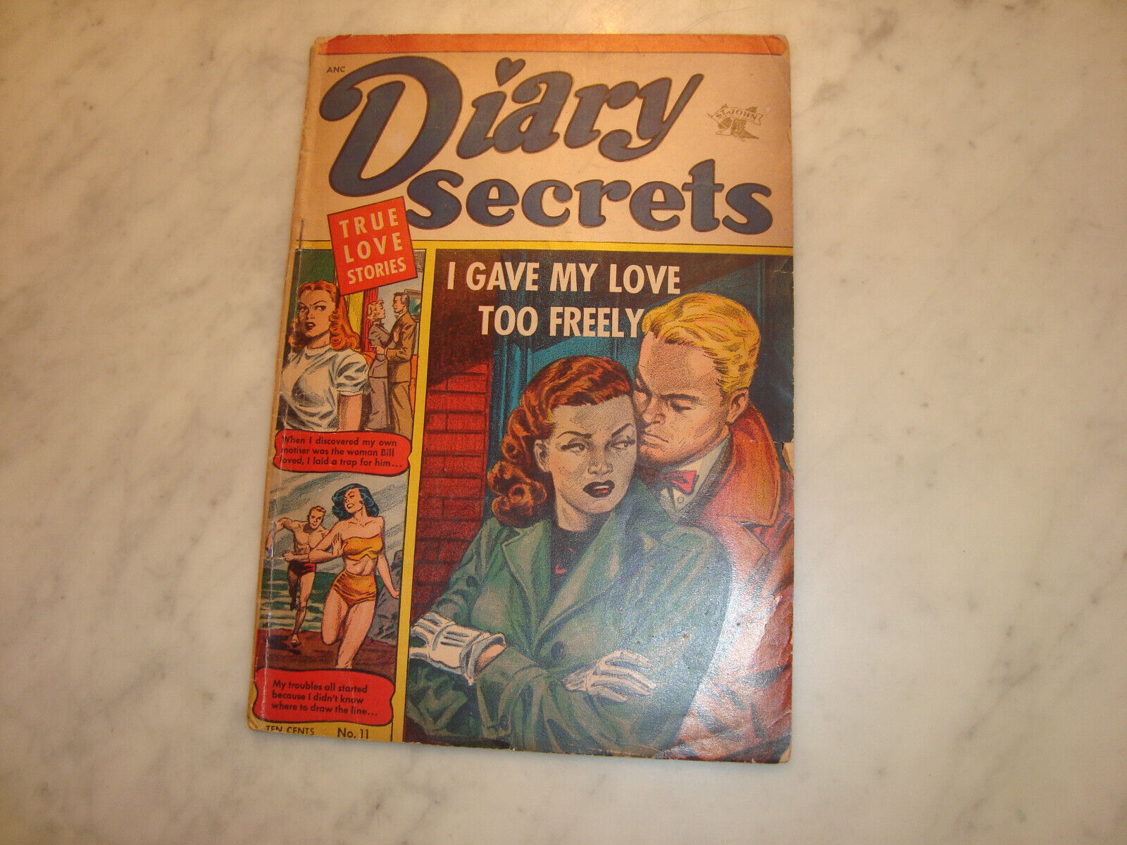 Diary Secrets No. 11 Vol. 1  April 1952 Magazine Comic
