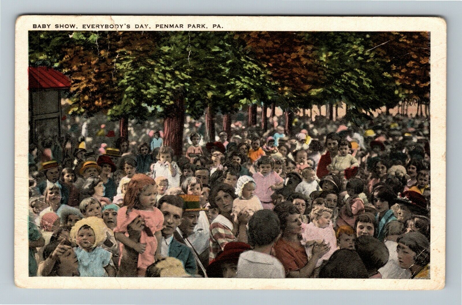 Penmar Park PA, Baby Show, Everybody\'s Day, Pennsylvania Vintage Postcard