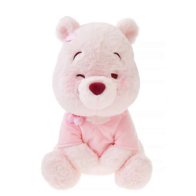 Winnie the Pooh stuffed toy (M) SAKURA cherry blossom Disney Store Japan New