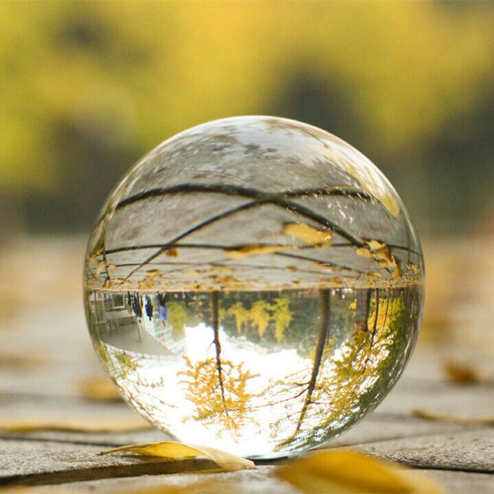 9 Color 50mm Glass Crystal Ball Paperweight Healing Sphere Photography Prop Gift