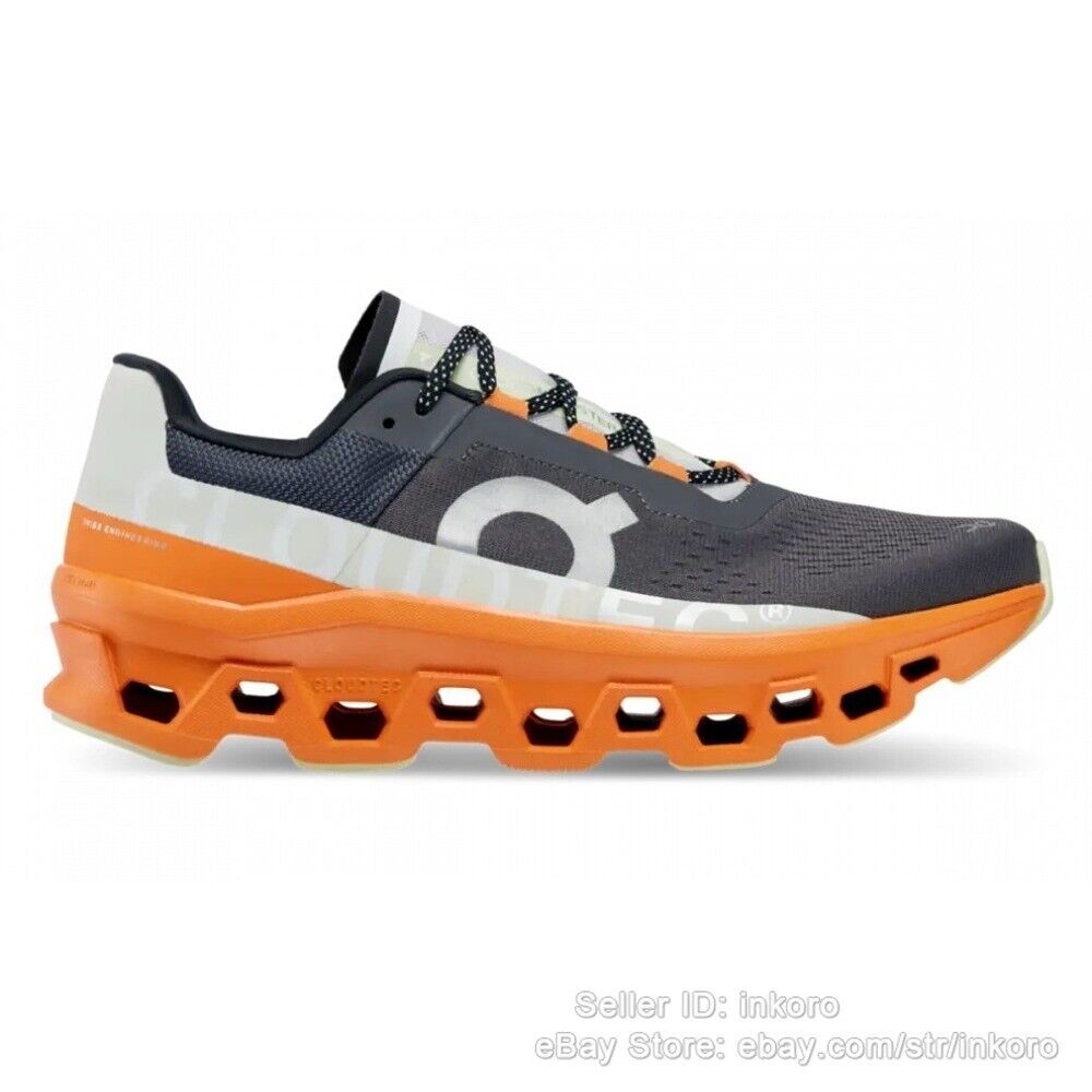 NEW On Cloud Cloudmonster Unisex Athletic Running Shoes Eclipse Light Sneakers