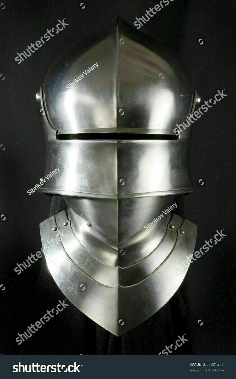 Medieval English Close Helmet 18 Gauge European Closed Armor Halloween GIFT ITEM