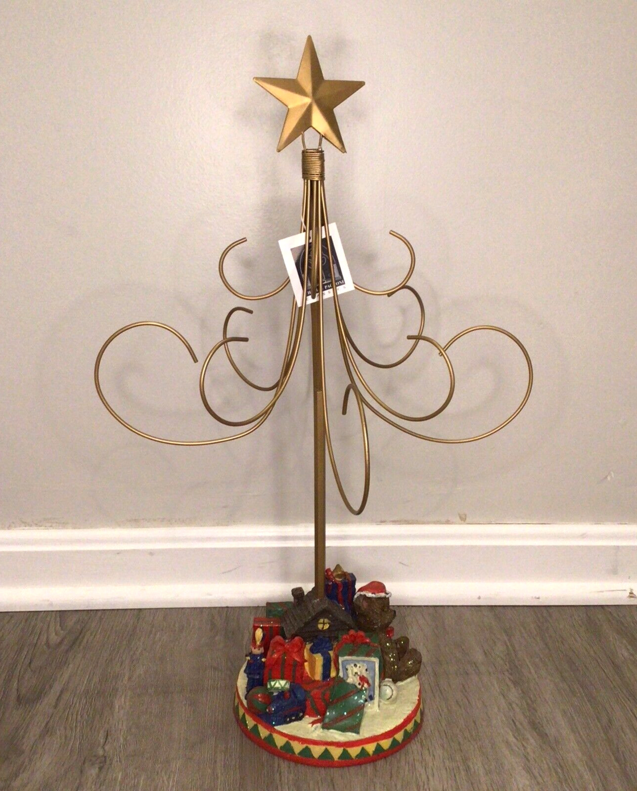 Vintage Thomas Pacconi  Wire Ornament Tree 2002 Display Christmas Ornaments