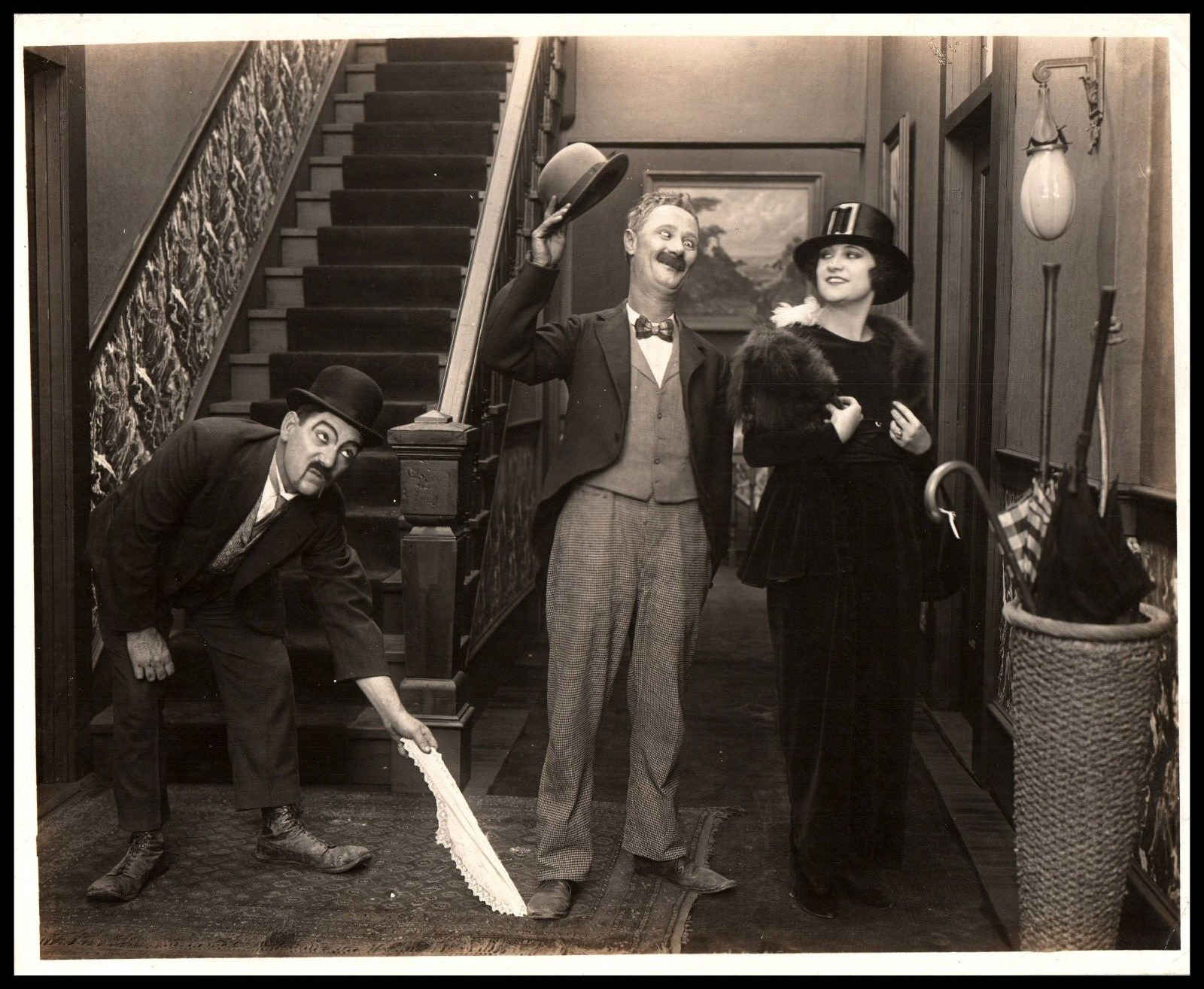 BEN TURPIN + ALICE LAKE Cupid's Day Off 1919 STUNNING PORTRAIT ORIG Photo 686