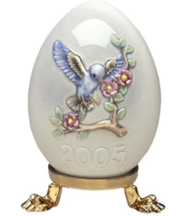 Goebel 2005 Annual Easter Egg NIB Bird on Tree Branch NEW IN BOX 102758