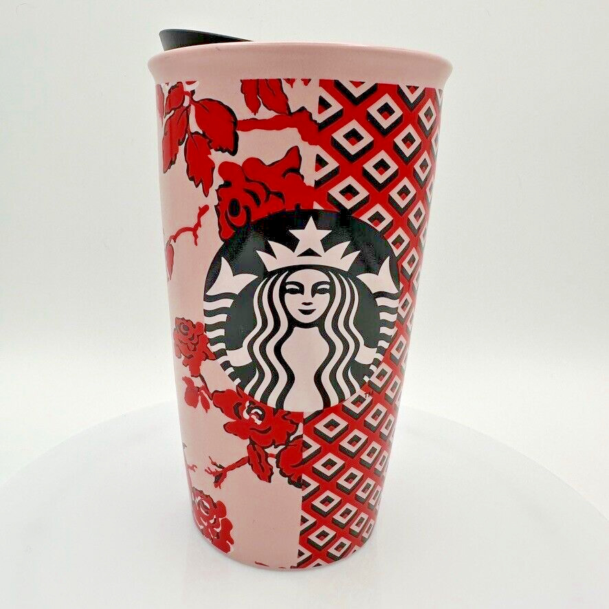 Starbucks Korea Diane Von Furstenberg DVF Bone China Travel Mug Limited Edition