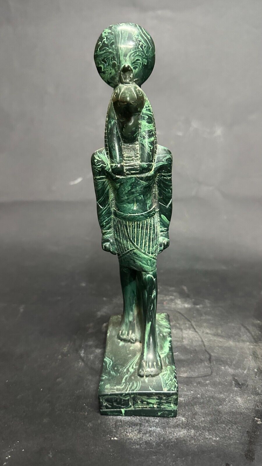 Unique Antique Stone Egyptian God ibis God Thoth From Ancient Egypt Antique