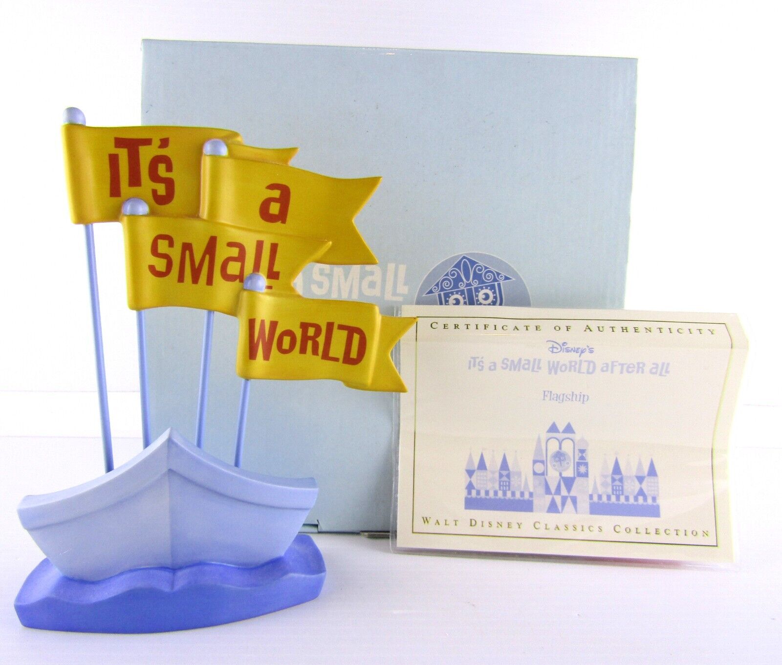 Disney WDCC Small World, Flagship Figurine It's a Small World w Box and COA