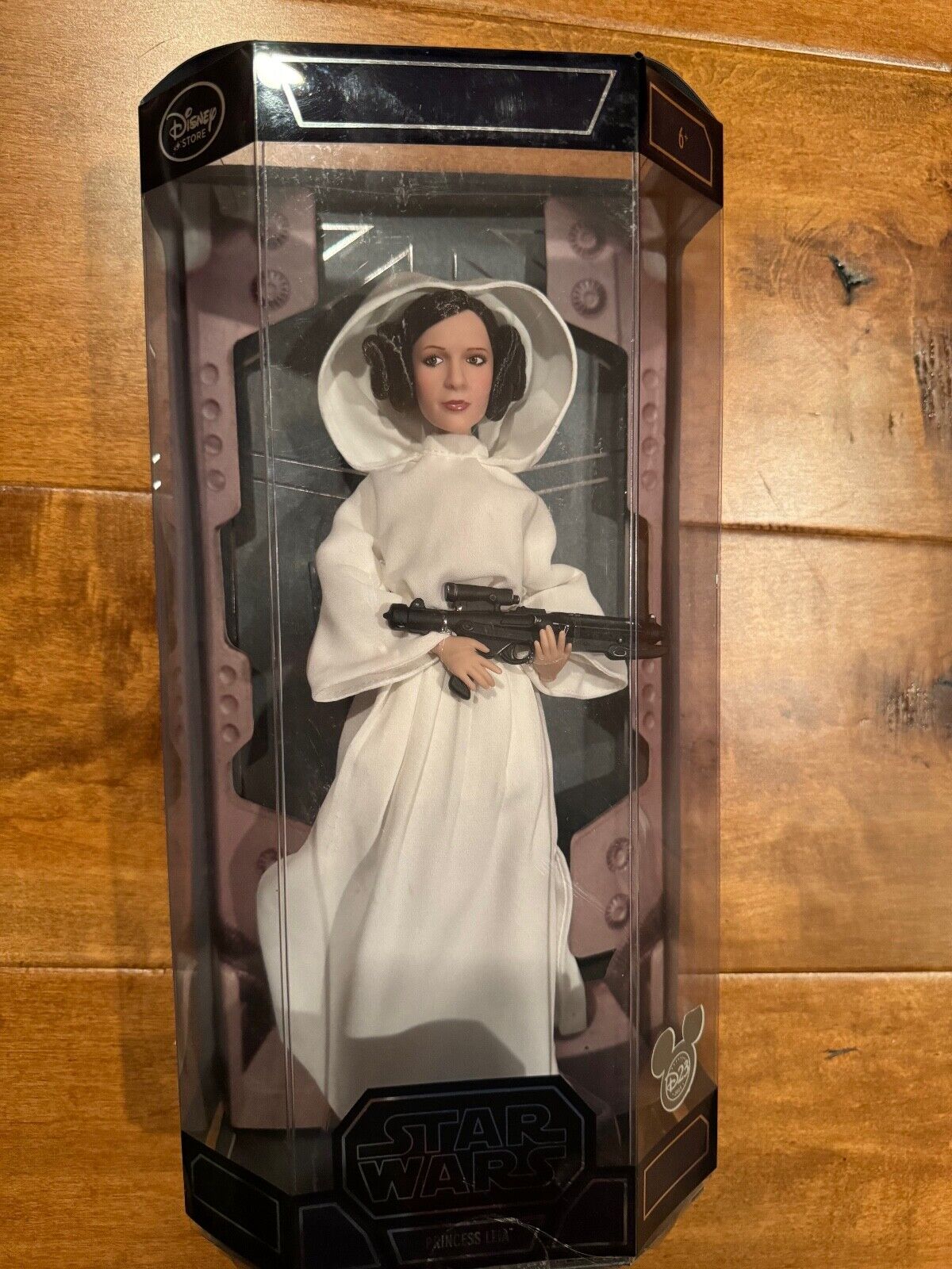 Disney Store D23 Expo Star Wars Princess Leia Doll LE 450 Carrie Fisher NEW