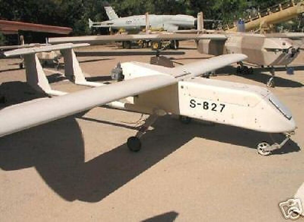 Tadiran Mastiff-111 UAV Airplane Wood Model 