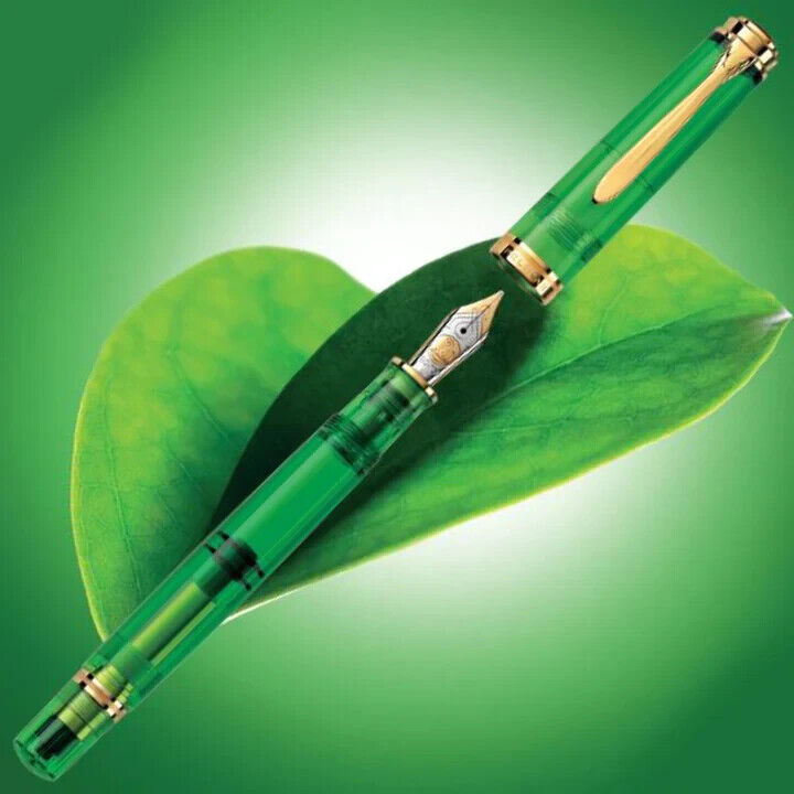 PELİKAN 2023 Souverän® M800 Green Demonstrator M NİB Fountain pen